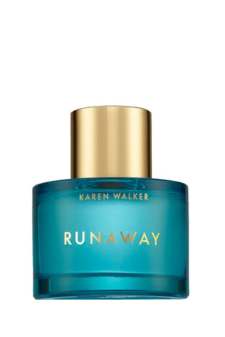 KAREN WALKER RUNAWAY AZURE - 100ml FRAGRANCE + LEATHER CLUTCH PURSE