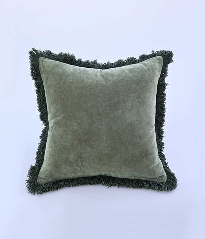 MM Linen Sabel Cushion - Thyme/Forest