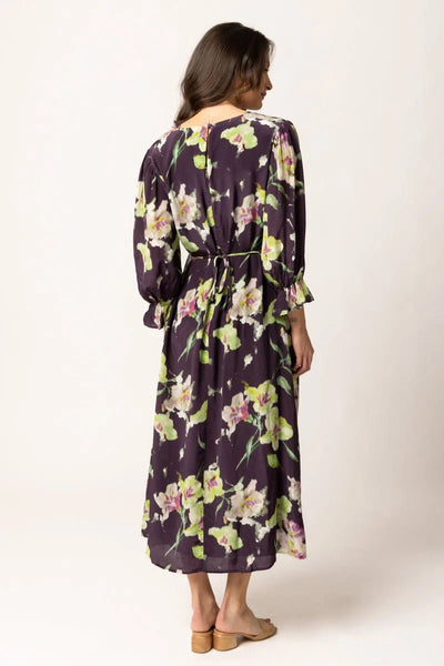 SEEKING LOLA - SANTORINI DRESS - MERLOT BLOOM