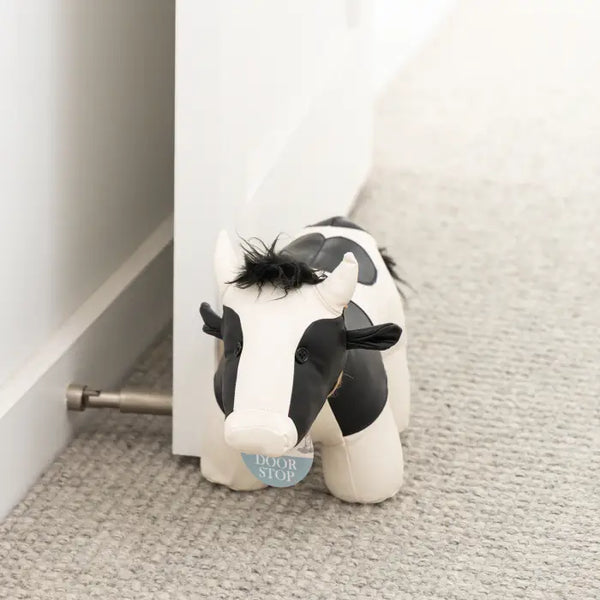 SPLOSH - SADDLE & BLOOM - COW DOOR STOP