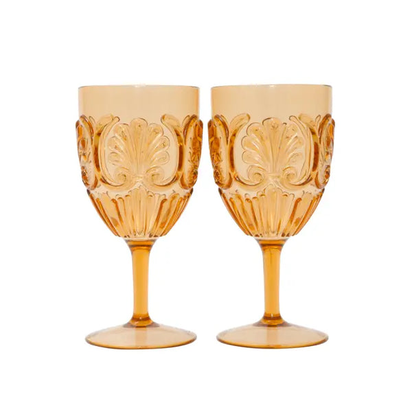 SPLOSH - SADDLE & BLOOM - OUTDOOR WINE GLASSES SET 2