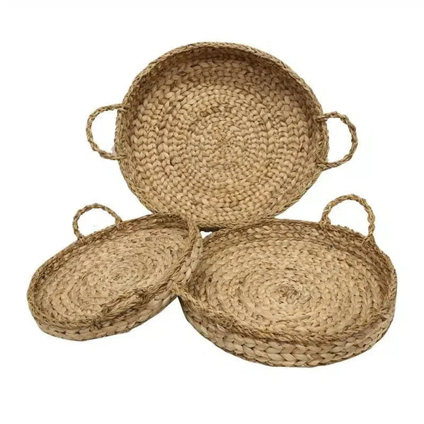 Le Forge - SEAGRASS/HYACINTH TRAYS - SET OF 3