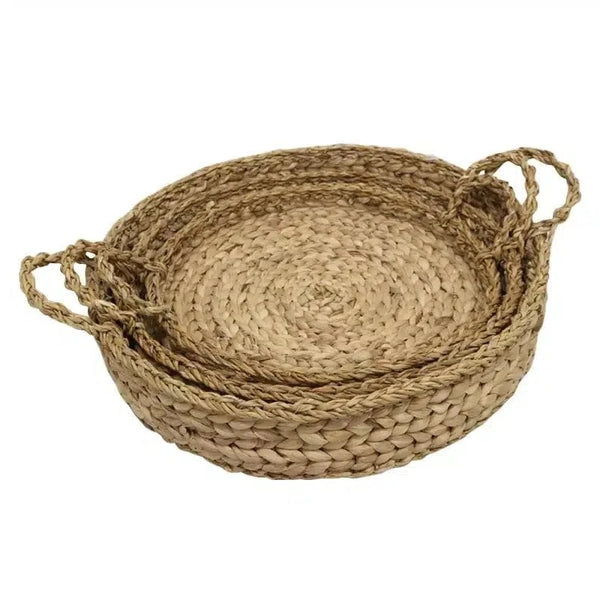 Le Forge - SEAGRASS/HYACINTH TRAYS - SET OF 3