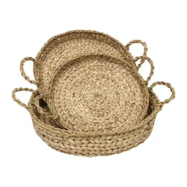 Le Forge - SEAGRASS/HYACINTH TRAYS - SET OF 3