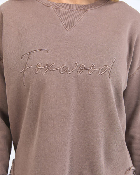 Foxwood - Simplified Crew - CHOCOLATE BROWN