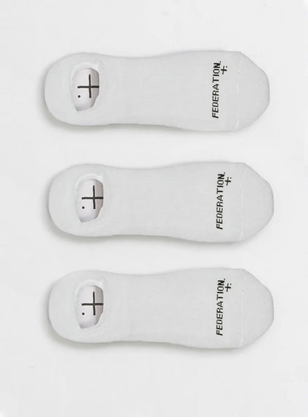 Federation - Secret Sock - White