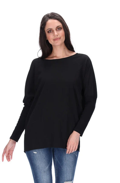 Pretty Basic Quinn Top -Black