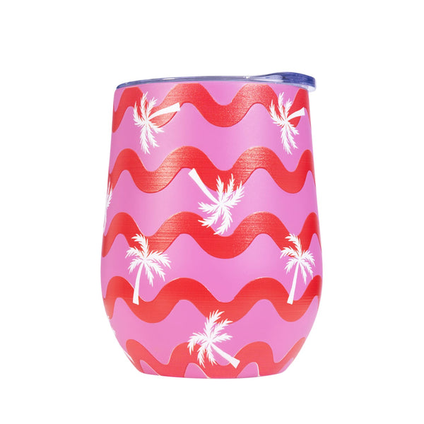SPLOSH - SUMMER WAVES INSULATED WINE TUMBLER