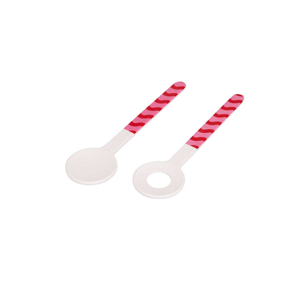 SPLOSH - SUMMER WAVES BAMBOO MELAMINE SALAD SERVERS