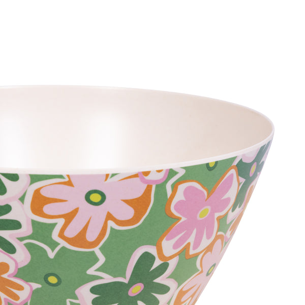 SPLOSH - SUMMER POP BAMBOO MELAMINE SALAD BOWL