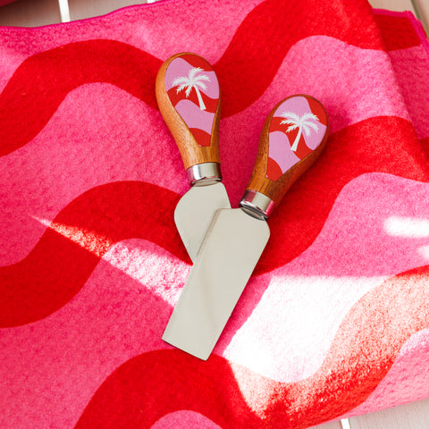 SPLOSH - SUMMER WAVES CHEESE KNIFE SET