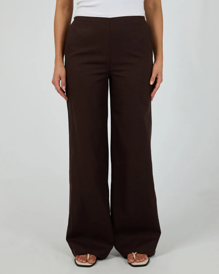 SILENT THEORY - TALLOW PANT  - CHOCOLATE