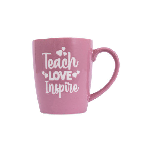 SPLOSH - TEACH LOVE INSPIRE MUG - PINK