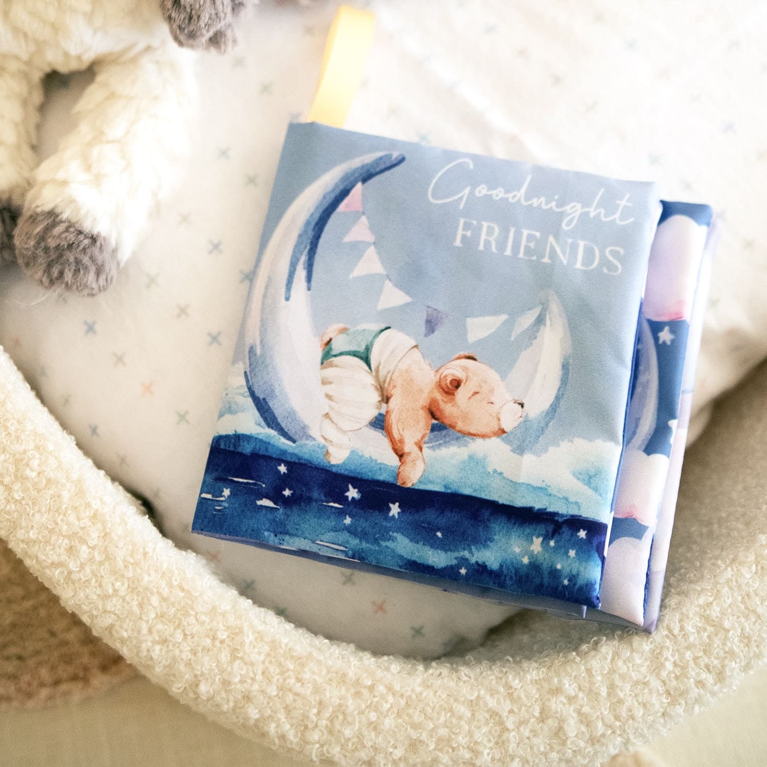 SPLOSH - TINY WONDERS GOODNIGHT FRIENDS CLOTH BOOK