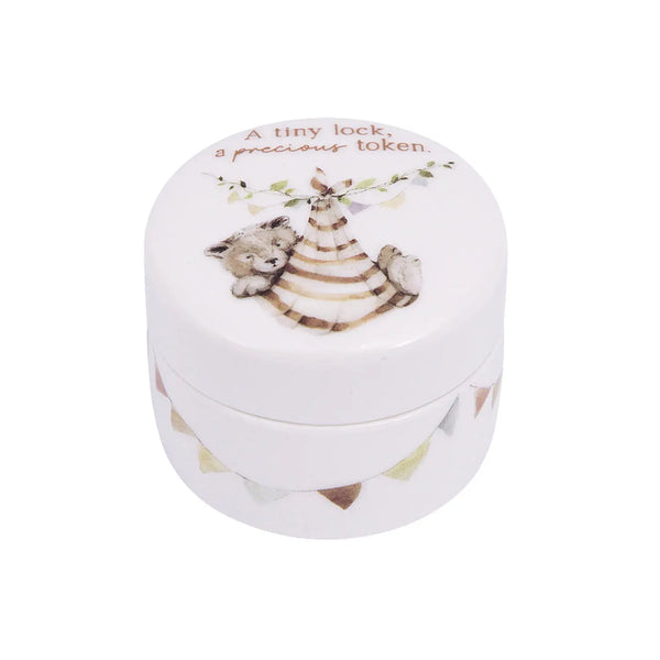 SPLOSH Tiny Wonders MY FIRST CURL CERAMIC KEEPSAKE BOX