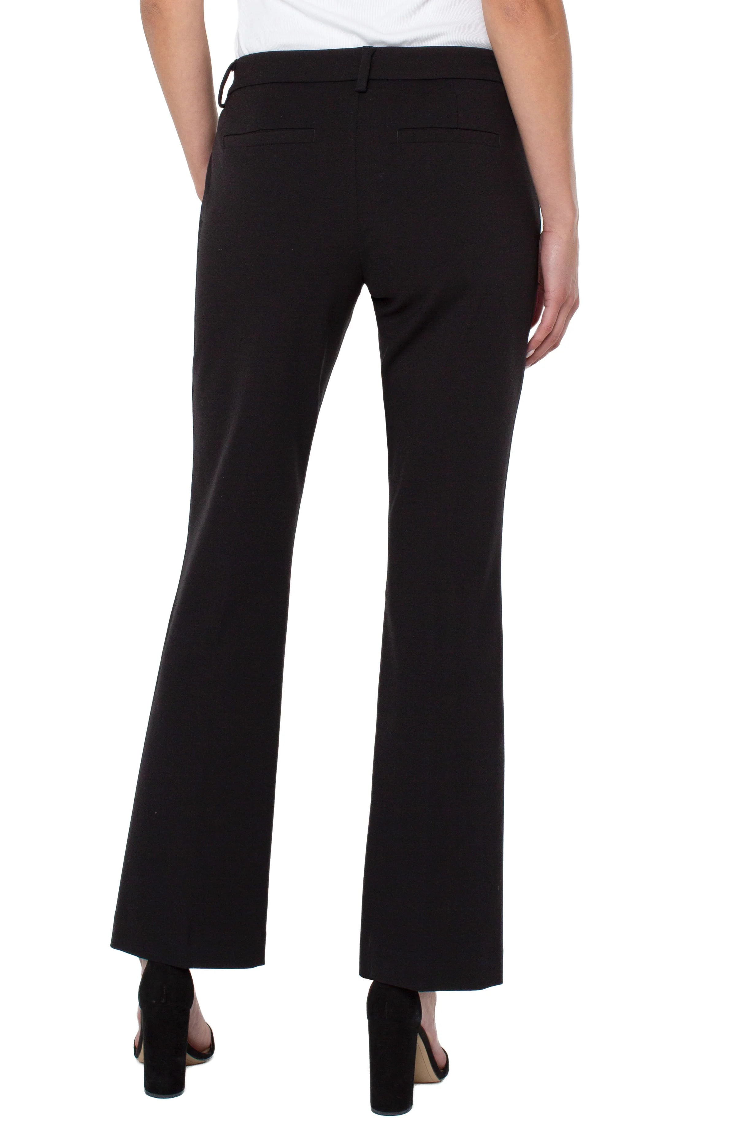 LIVERPOOL - KELSEY FLARE TROUSERS - BLACK