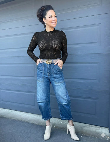 HARLEM - LUCY TOP - BLACK