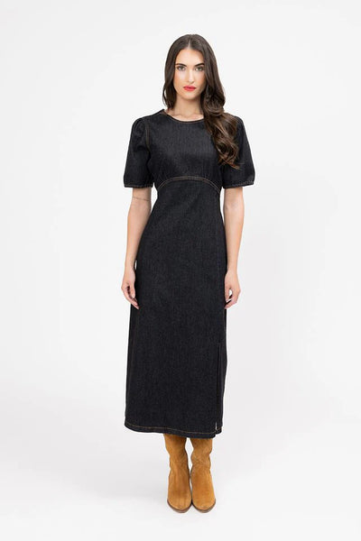 LEILA + LUKA - MAYA DRESS - WASHED BLACK