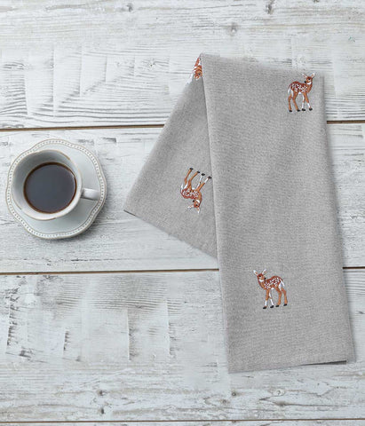 MM Linen WOODLAND WANDERERS TEA TOWEL