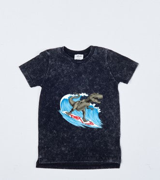 Alaska Tees - Stonewash Kori Top  - Dinosaur Surfing