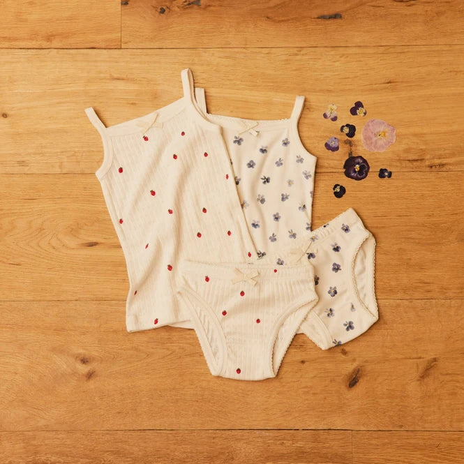 Nature Baby - Pointelle Camisole Rose Bud