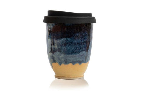 Westcost Stoneware Reusable Travel Cup 8oz  Washout Twilight