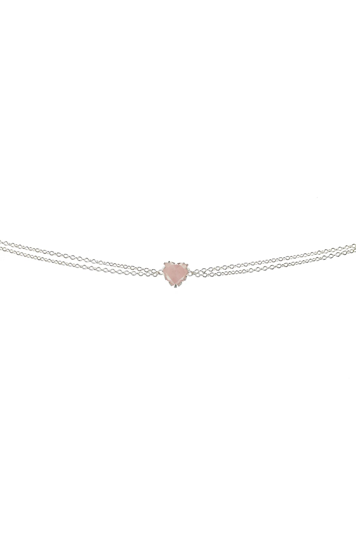 Stolen - Love Claw Bracelet - Rose Quartz