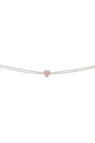 Stolen - Love Claw Bracelet - Rose Quartz