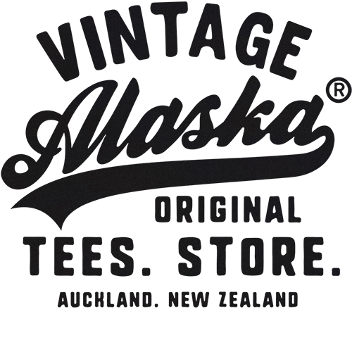 Alaska Tees - Mens Aston Khaki Hoody - Vintage Alaska Logo