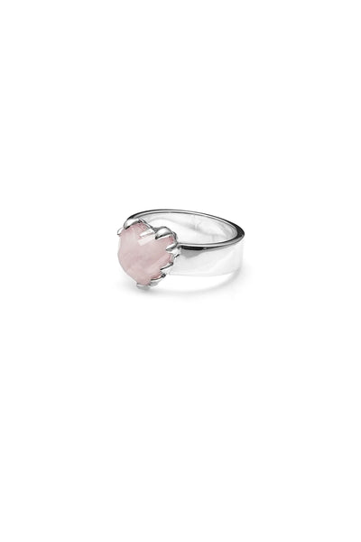 Stolen - Love Claw Ring - Rose Quartz