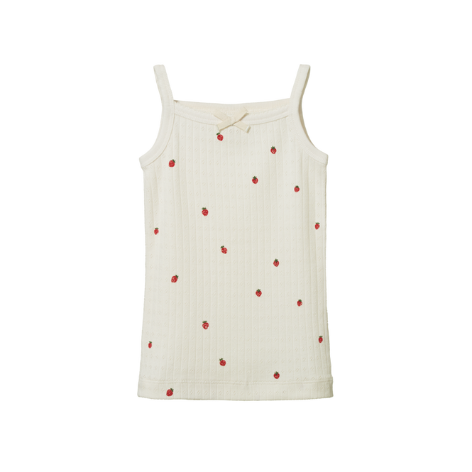 Nature Baby - Pointelle Camisole Rose Bud