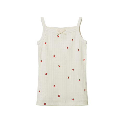 Nature Baby - Pointelle Camisole Rose Bud