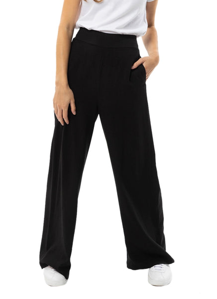 Billie the Label - Essential Wide Leg Pant - Black