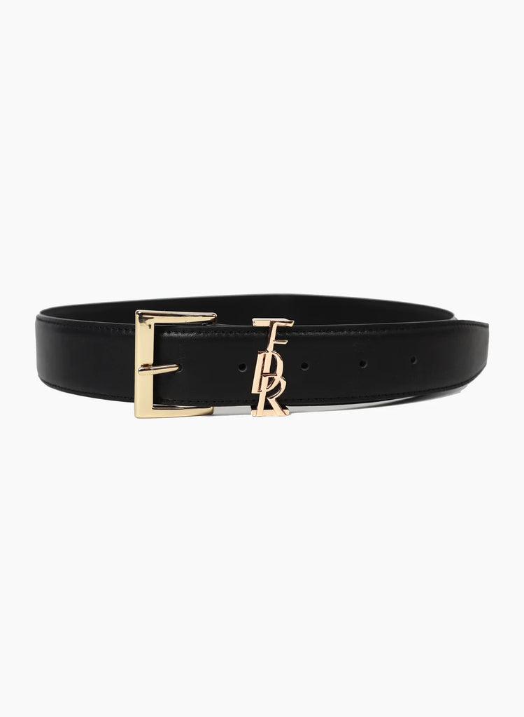 Federation Womens FDR Belt - Black Leather