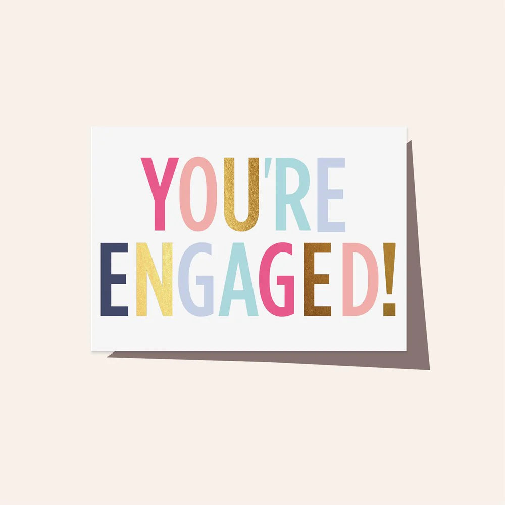 Elm Paper | Card | You're Engaged Bright