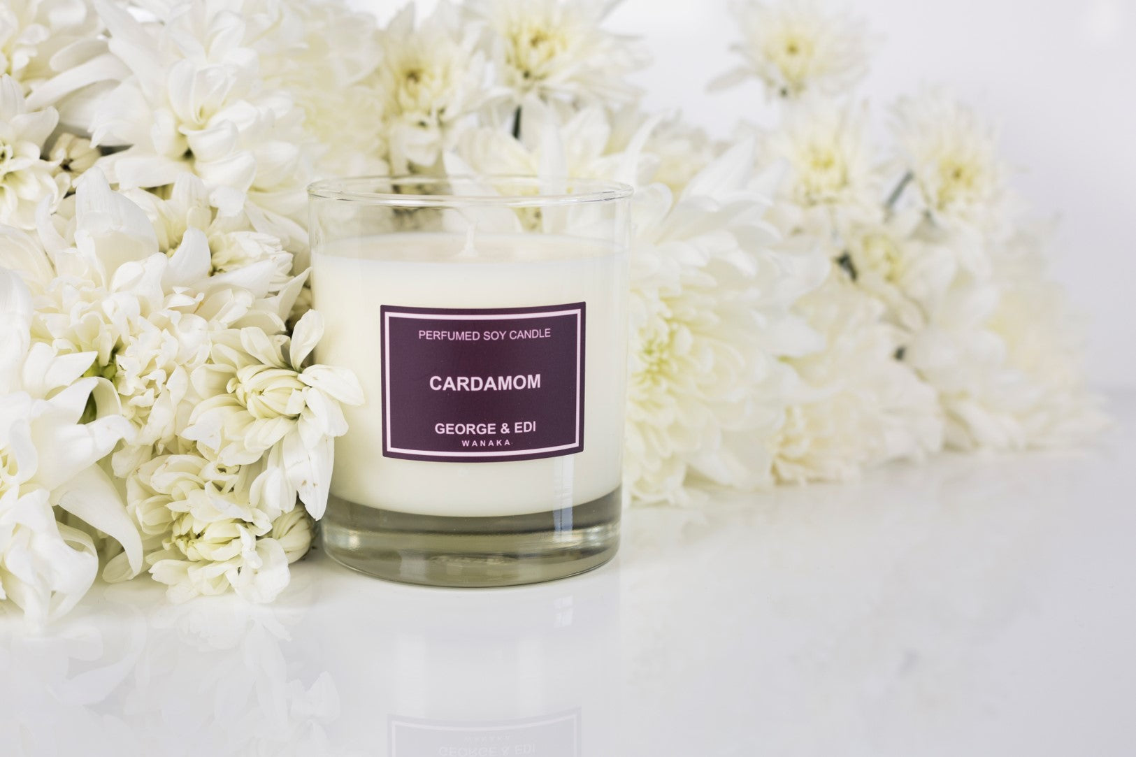 George & Edi Perfumed Soy Candle   - Cardamom LIMITED  EDITION