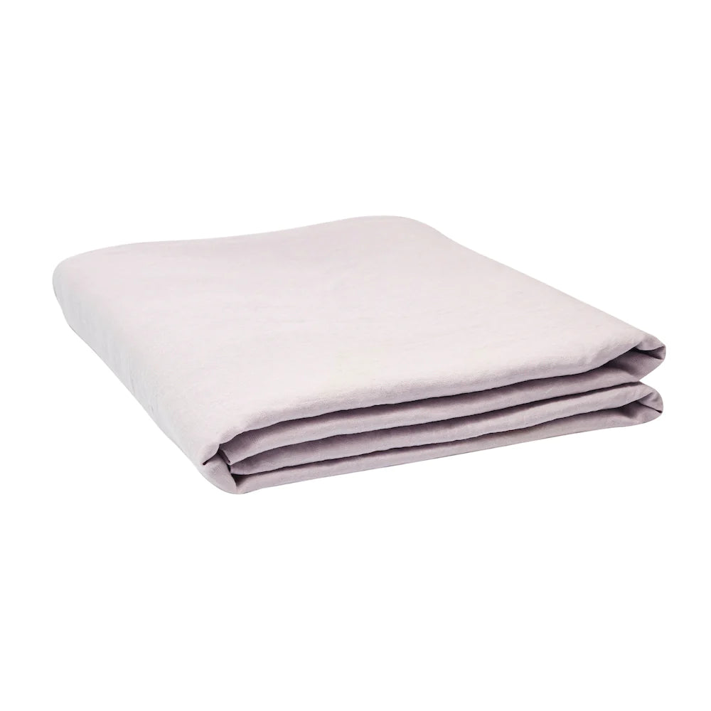 Sage & Clare - Linen Fitted Sheet King - Lilac