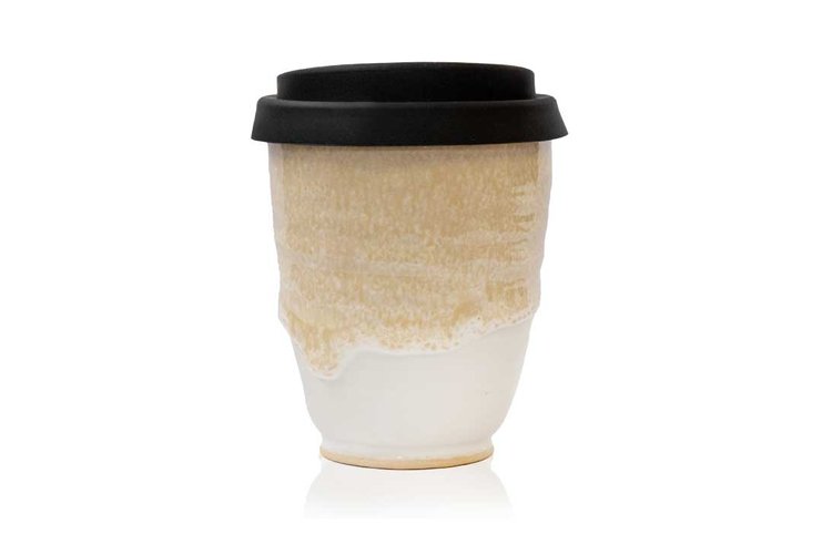 Westcost Stoneware Reusable Travel Cup 4oz - Marble Washout