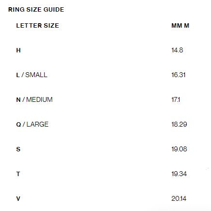 Stolen Girlfriends Club - Stolen Script Ring