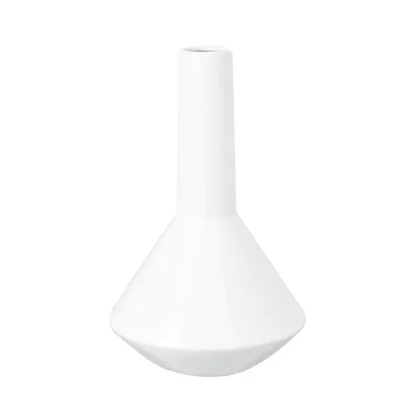 Totem Ceramic Vase - Medium White