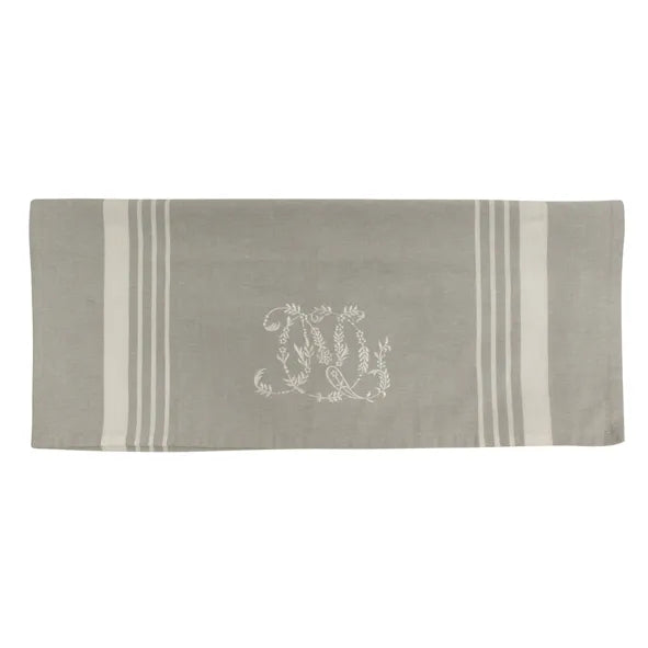 French Country  - Monogram Tea Towel - Assorted Colours