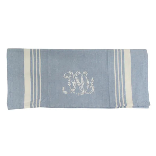 French Country  - Monogram Tea Towel - Assorted Colours