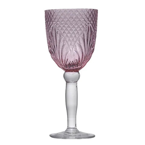 Vintage Pink Goblets set of 2