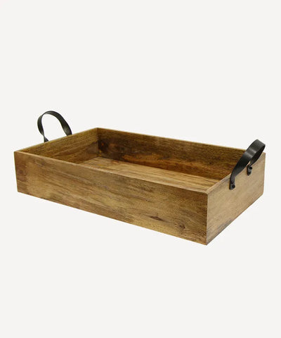 Ploughmans Small Rectangle Tray with Iron Handle