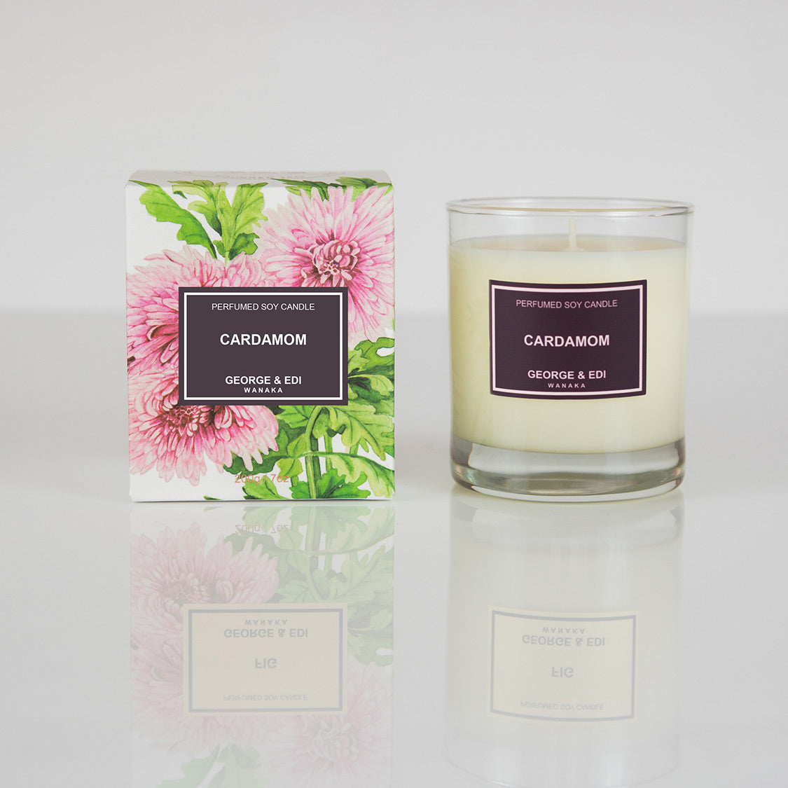 George & Edi Perfumed Soy Candle   - Cardamom LIMITED  EDITION