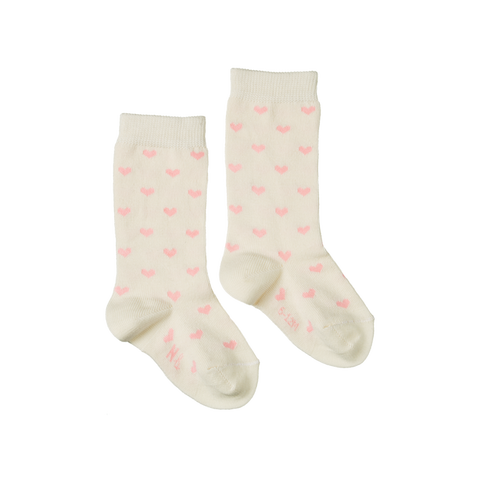 Nature Baby - Cotton Socks - Hearts