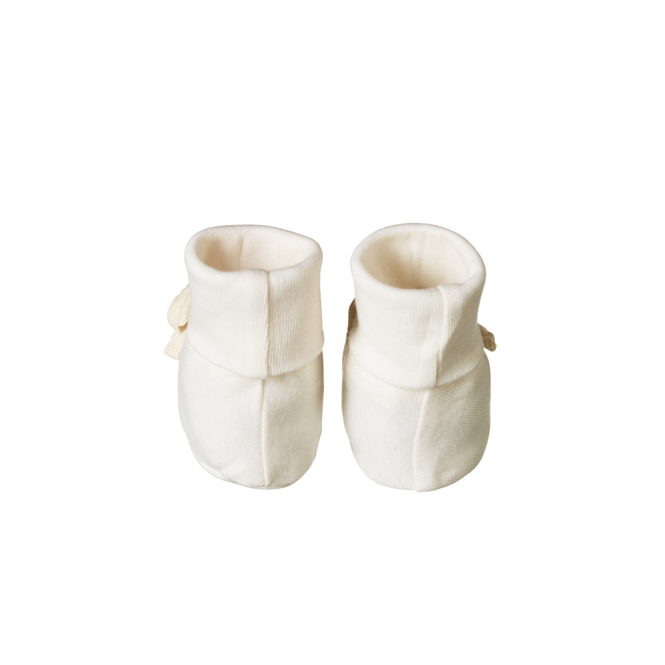 Nature Baby - Cotton Booties - Natural
