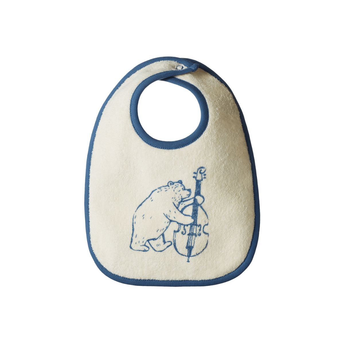 Nature Baby - Reversible Bib - BLUEGRASS BEARS PRINT