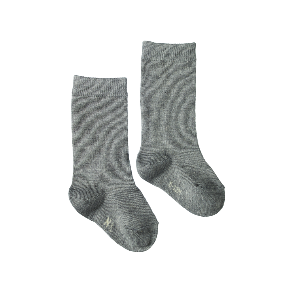 Nature Baby - Cotton Socks - Grey Marl