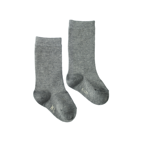 Nature Baby - Cotton Socks - Grey Marl